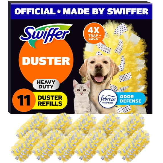 Swiffer Dusters Heavy Duty Duster Refills, Pet, 11 Count