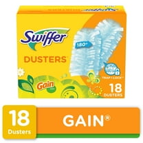 Swiffer Dusters Refill for Cleaning, Feather & Microfiber Duster Alternative, Gain, 18 Count