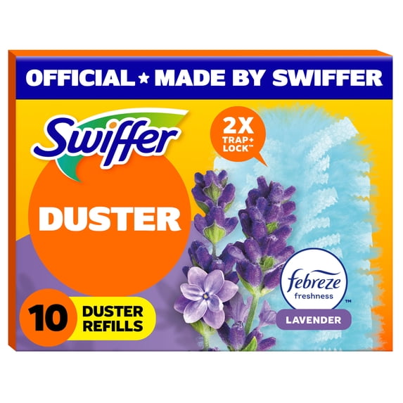 Swiffer Dusters Refill, Feather Duster Alternative, Lavender, 10ct