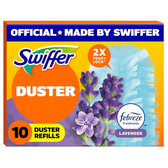 Swiffer Dusters Refill, Feather Duster Alternative, Lavender, 10ct