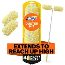 Swiffer Dusters with Extension Pole, Cleaning Kit includes 6ft Extendable Handle   4 Duster Refills