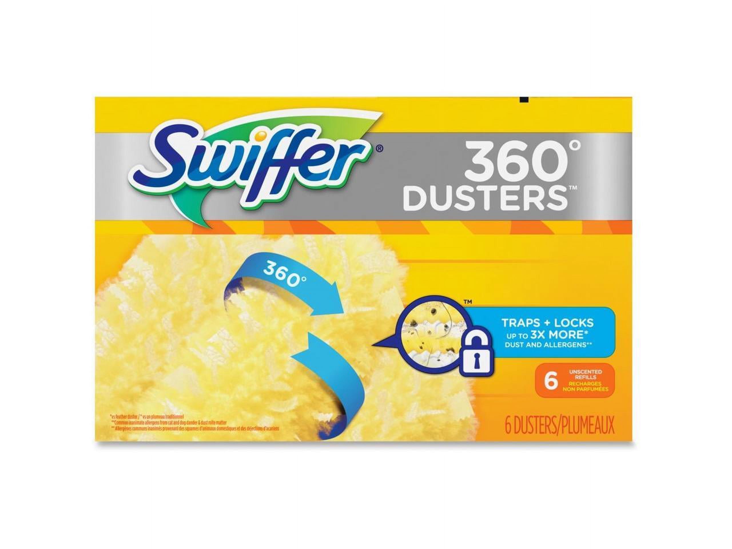 Swiffer Heavy Duty Duster, Refills, 6 Count, Yellow, Unscented - image 1 of 9