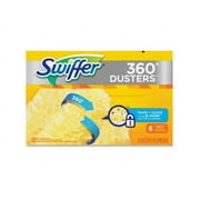 Swiffer Heavy Duty Duster, Refills, 6 Count, Yellow, Unscented