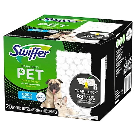 Swiffer P69 79891 Sweeper Pet Heavy Duty Dry Multi-Surface Cloth Refills