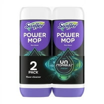 Swiffer Power Mop Floor Cleaner Solution with Unstopables Fresh Scent, 25.3 fl oz, 8 Pack