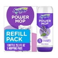 thumbnail image 1 of Swiffer Power Mop Refill Pack, Tile, Laminate, Wood, Floor Cleaner, 5 Pads + 1 Lavender Solution, 1 of 16