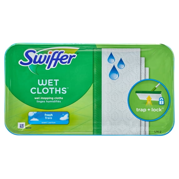 Swiffer Mop & Go Wet Refills, Fresh, 24 Count