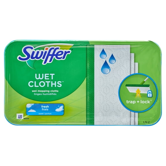Swiffer Mop & Go Wet Refills, Fresh, 24 Count