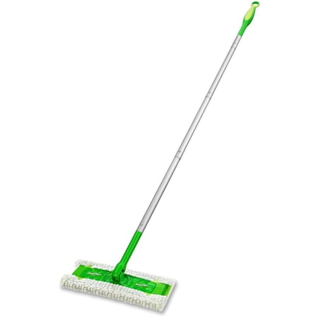 Swiffer Sweeper - 10" Head - Swivel Head, Lightweight - 1 Each - Green | Bundle of 2 Each