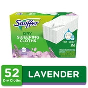 Swiffer Sweeper Dry Pad Refill, Lavender Scent, 52 Ct
