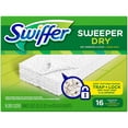 thumbnail image 1 of Swiffer Sweeper Dry Sweeping Cloths 16 ea Pack of 2, 1 of 1