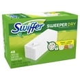 thumbnail image 1 of Swiffer Sweeper Dry Sweeping Pad Multi Surface Refills for Dusters Floor Mop, Unscented, 48 Count, 1 of 11