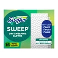thumbnail image 1 of Swiffer Sweeper Dry Sweeping Pad Multi Surface Refills for Dusters floor mop, Unscented, 16 Count, 1 of 10