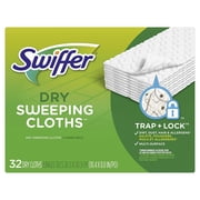 Swiffer Sweeper Dry Sweeping Pad Refills - Unscented, Heavy Duty - 32 Count, Pack of 3   Residential Use, Standard Application