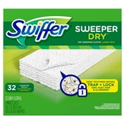 Swiffer Sweeper Dry Sweeping Pad Refills - Unscented, Multi Surface - 32 Count
