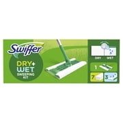 Swiffer Sweeper Dry + Wet Multi Sweeping Kit 1 Sweeper, 7 Dry Cloths, 3 Wet Cloths