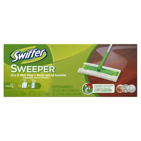 Swiffer Sweeper Floor Mop Starter Kit and Refills