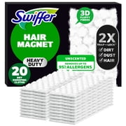 Sweeper Heavy Duty Dry Multi-Surface Cloth Refills for Floor Sweeping and Cleaning, Unscented, 20 Count