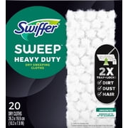 Swiffer Sweeper Heavy Duty Mop Pad Refills for Floor Mopping and Cleaning, All Purpose Multi Surface Floor Cleaning Product, 20 Count, 2 Pack