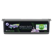 Swiffer Sweeper Heavy Duty Wet Mopping Cloths Multi Surface Refills, Lavender Scent, 20 Count