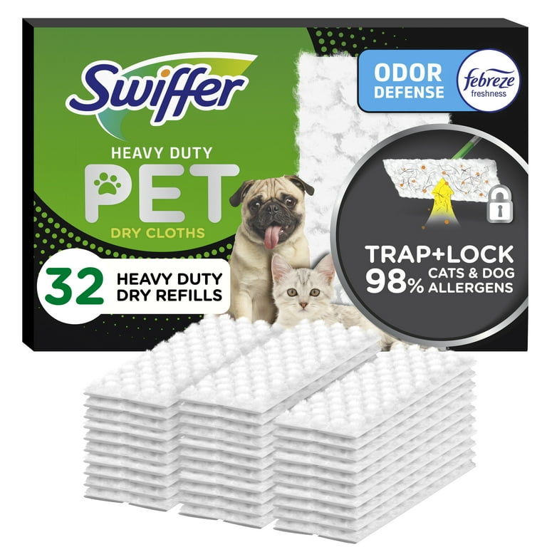 Heavy Duty Dry Sweeping Cloths 40 Count XL For Swiffer Sweeper XL - Pet ...