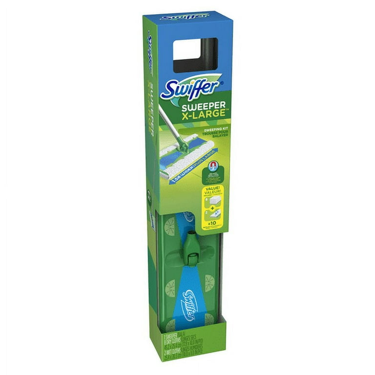 Swiffer Starter Kit Fregona Doble + 8 Paños + 3 Mopas