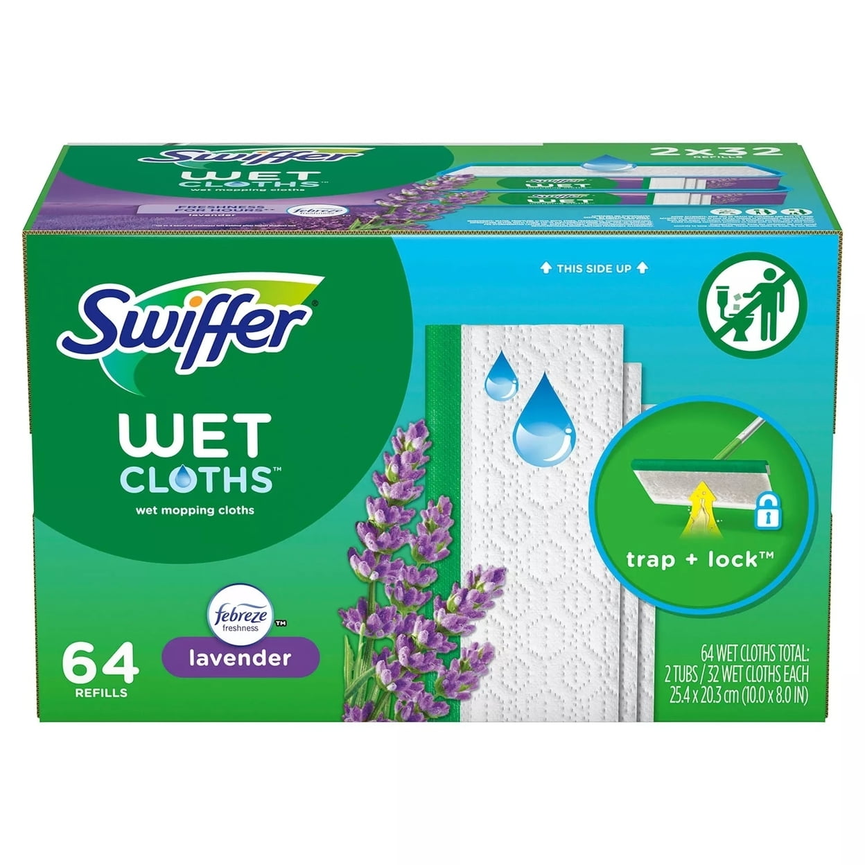 Swiffer Sweeper Heavy Duty Wet Mopping Cloth Refills, Fresh Lavender