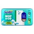 thumbnail image 1 of Swiffer Mop & Go Wet Cloths, Multi Surface Refills, Fresh, 12 Count, 1 of 20