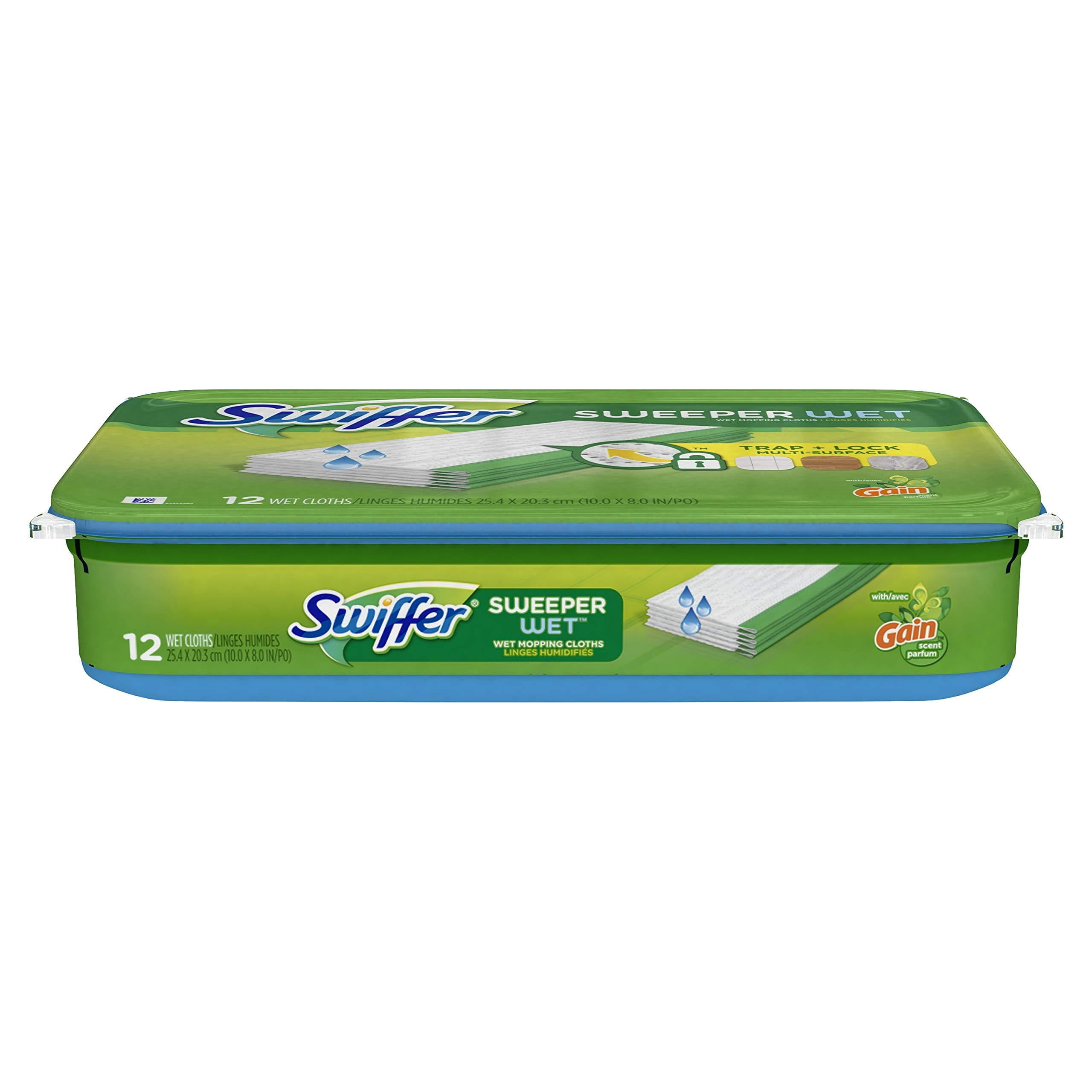 Swiffer Sweeper Wet Mopping Cloths, Gain Original, 24 Count