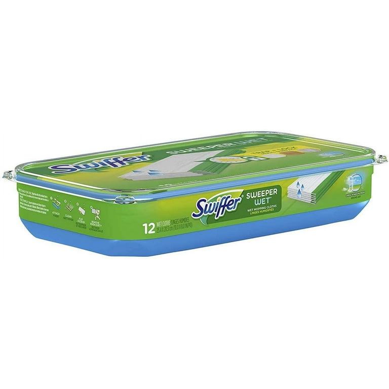 Swiffer Sweeper Wet Mopping Pad Refills for Floor Mop Open Window Fresh Scent 12 Count - 1 Pack, Other