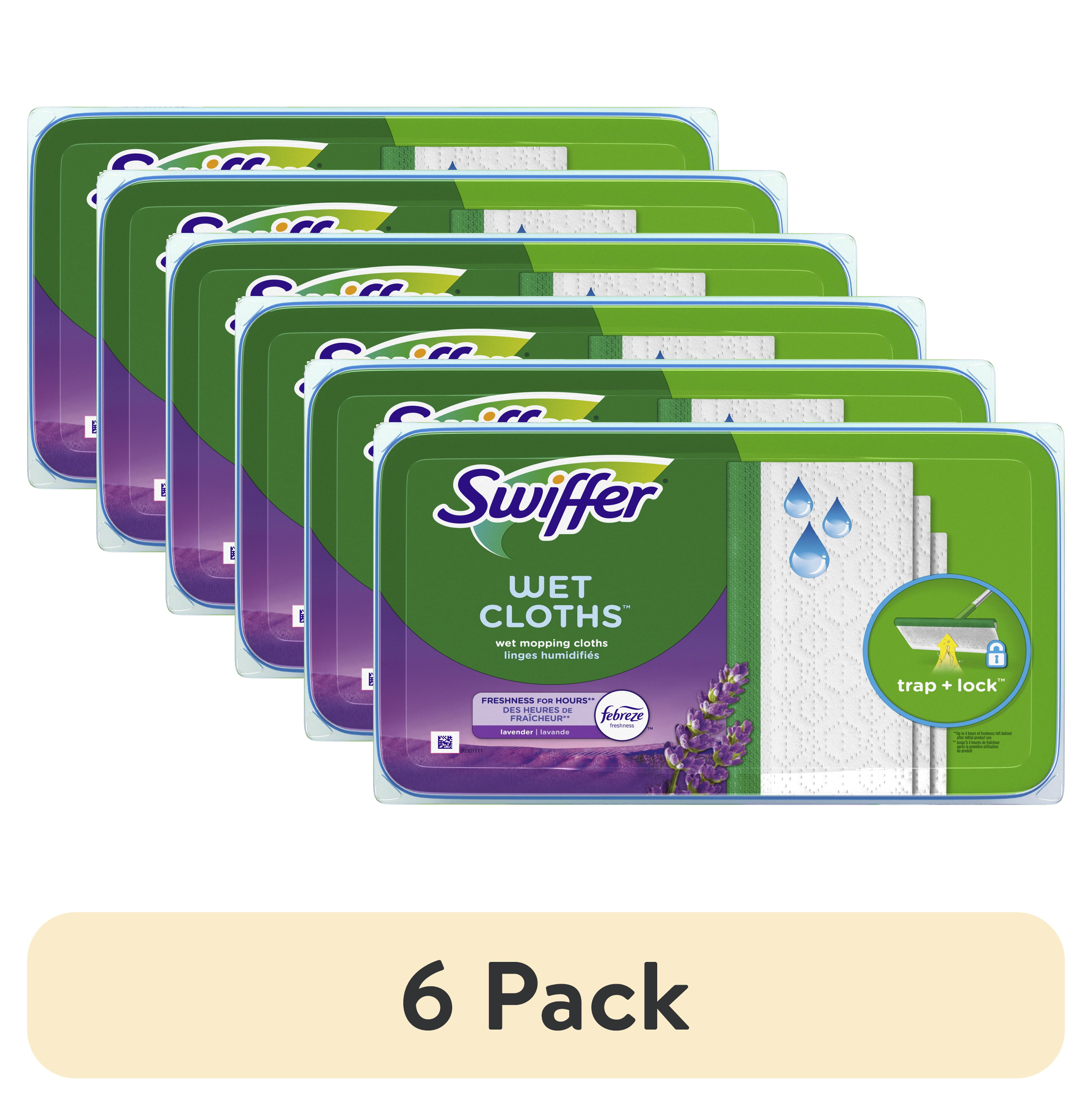(6 pack) Swiffer Sweep   Mop Wet Pads Refill Floor Cleaner Cleaning