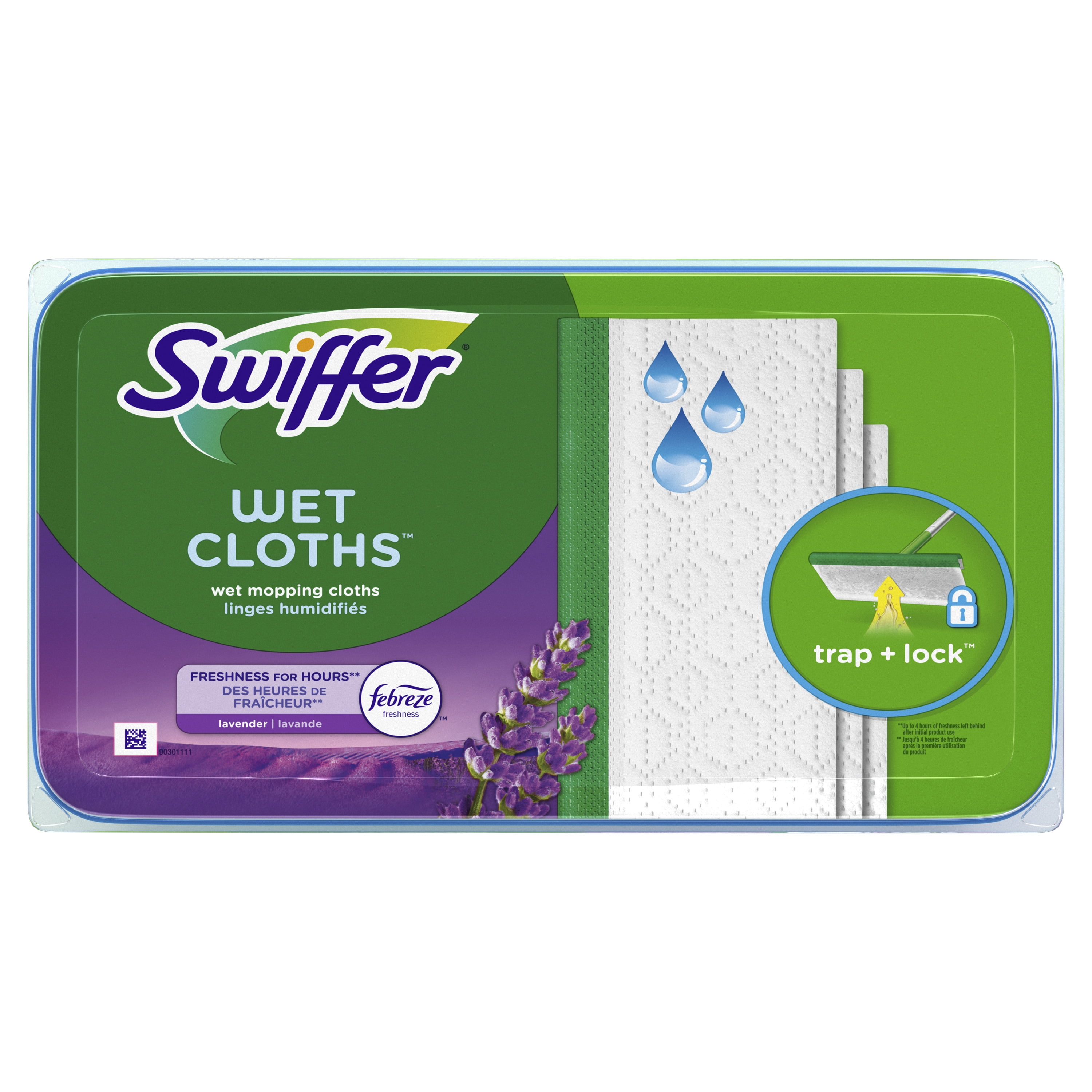 Swiffer Sweeper Wet Mopping Pads, Lavender, 24 Count 