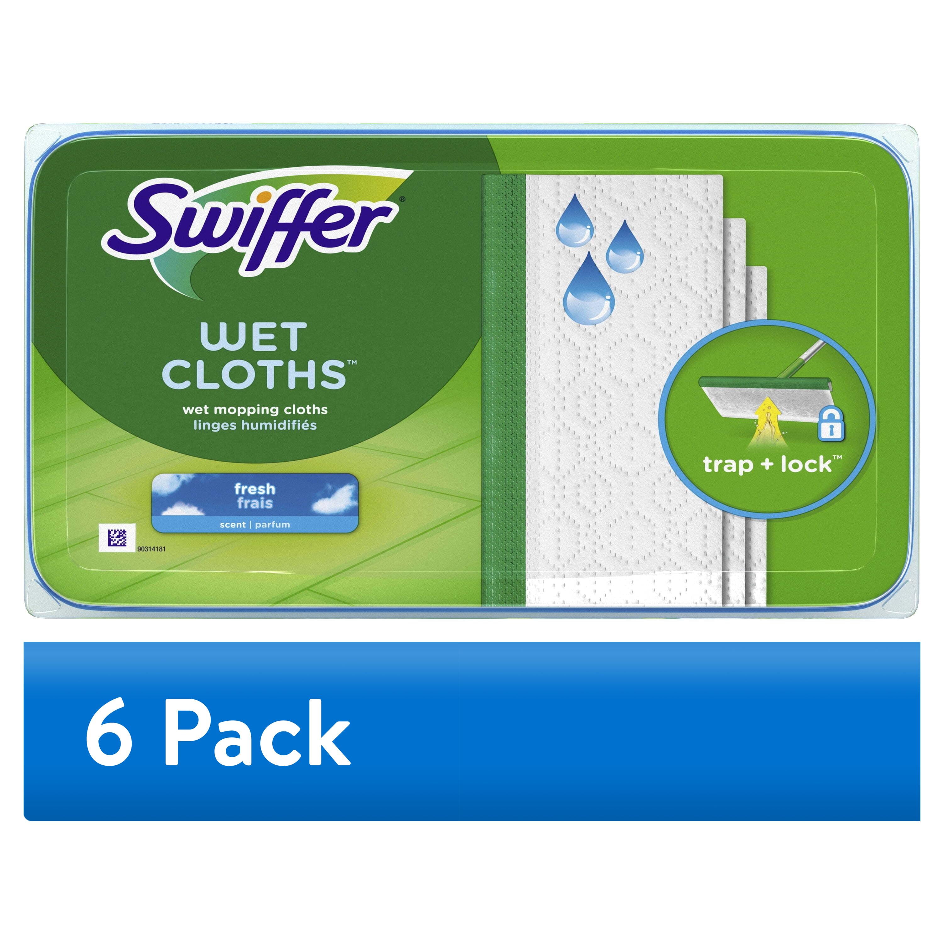 Swiffer Sweeper Wet Mopping Cloths Dry Pad Refills Multi Surface Floor Cleaning Wipes Fresh Scent 24 Count Walmart