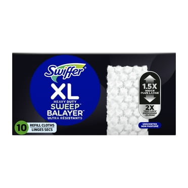 Swiffer Sweeper XL Heavy Duty Dry Floor Sweeping Cloths, Multi-Surface, Broom Alternative, 10 Count