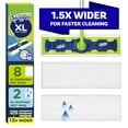 thumbnail image 1 of Swiffer Sweeper XL Wet + Dry Kit, 1 Sweeper, 8 Dry Sweeping Cloths, 2 Wet Mop Cloths, 1 of 9