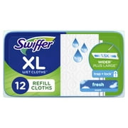 Swiffer Sweeper XL Wet Pad Refills, Open Window Fresh, 12 Ct