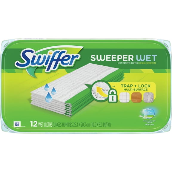 Swiffer Wet Cloths, PK12