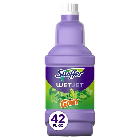 Swiffer Wet Jet Solution Refill, Gain, 1 x 42.2 fl oz