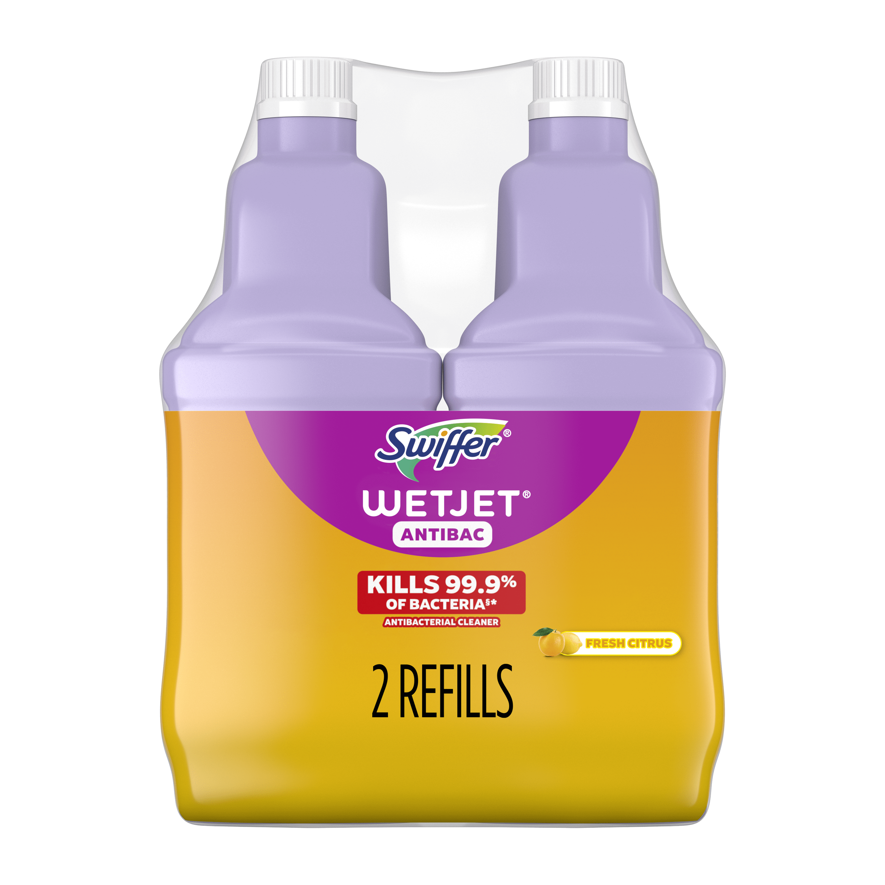 Swiffer, WetJet Mop Refill Solution, 42.2 fl oz, Antibacterial
