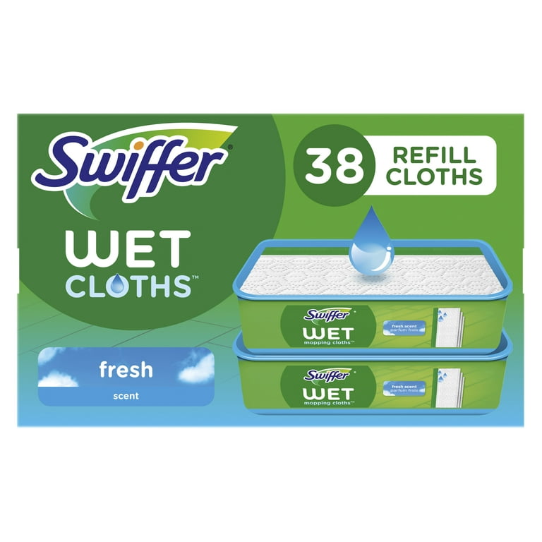 Swiffer Sweeper Wet Pad Refills, Open Window Fresh, 38 ct