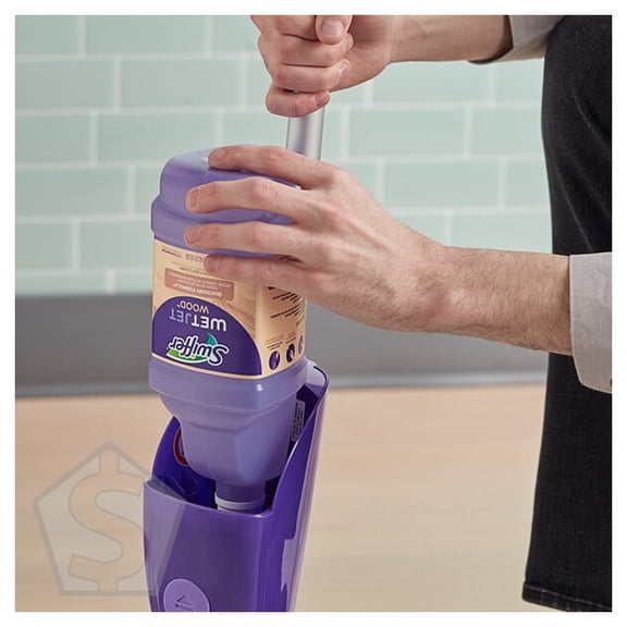 Swiffer WetJet 277133 Wood Floor Cleaner Solution Refill with Inviting Home Scent 1.25 Liter - 4/Case