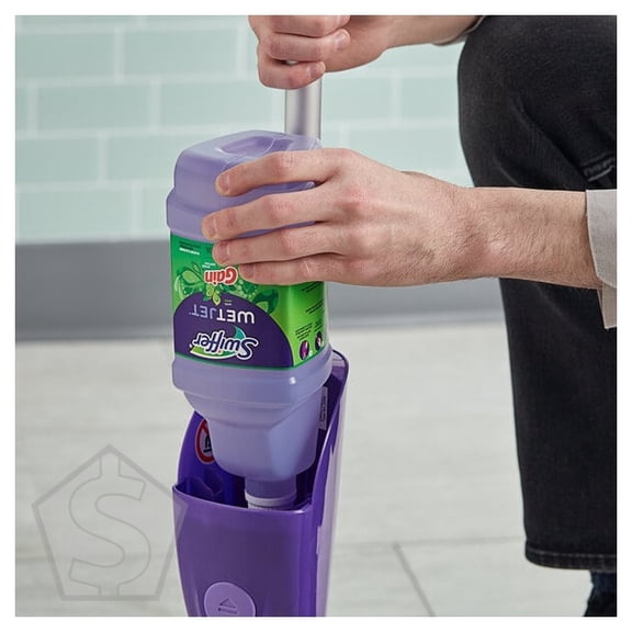 Swiffer WetJet 77809 Multi-Surface Cleaner Solution Refill with Gain Original Scent 1.25 Liter - 4/Case