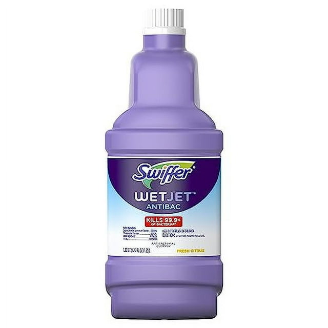 Swiffer WetJet Antibacterial Solution Refill for Floor Mopping and