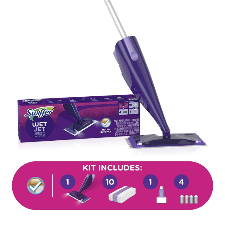 Swiffer WetJet Mop Starter Kit, Sold as 1 Kit Swiffer WetJet Mop Starter Kit, Sold as 1 Kit