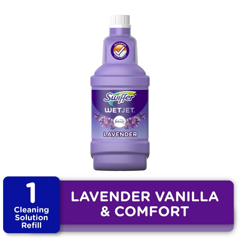 Swiffer WetJet 42.2-fl oz Lavender Vanilla Liquid Floor Cleaner (2-Pack) in  the Floor Cleaners department at