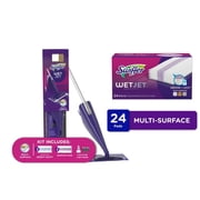 Swiffer WetJet Mop Starter Kit & Swiffer WetJet Multi Surface Mopping Pad Refills