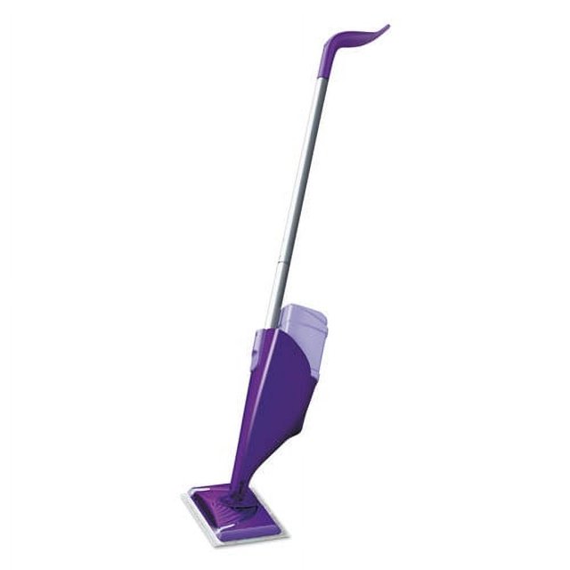 Swiffer WetJet Mopping System, 46" Handle, Silver/Purple, 2 Kits