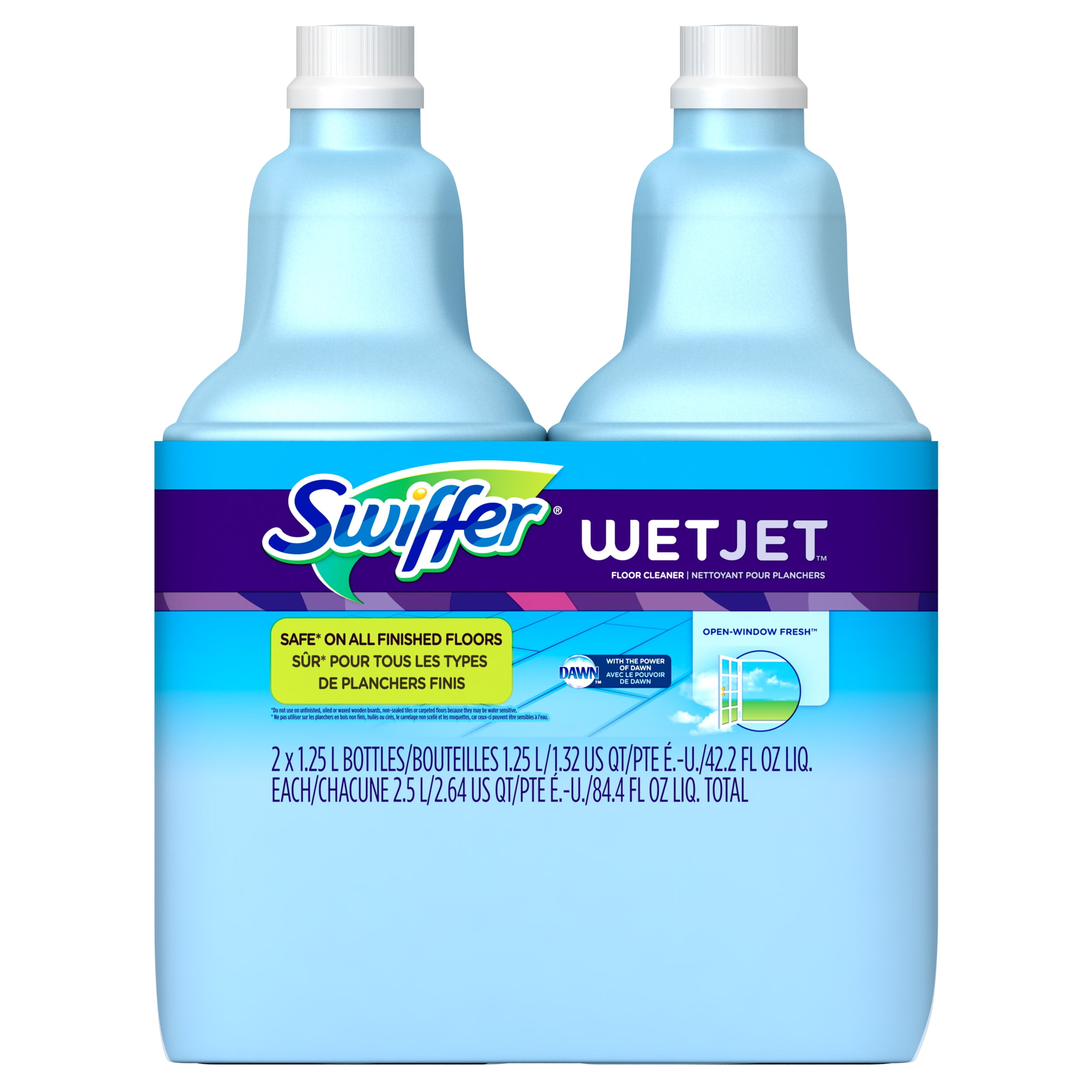 Swiffer WetJet 42 oz. Multi-Purpose Floor Cleaner Refill with Gain