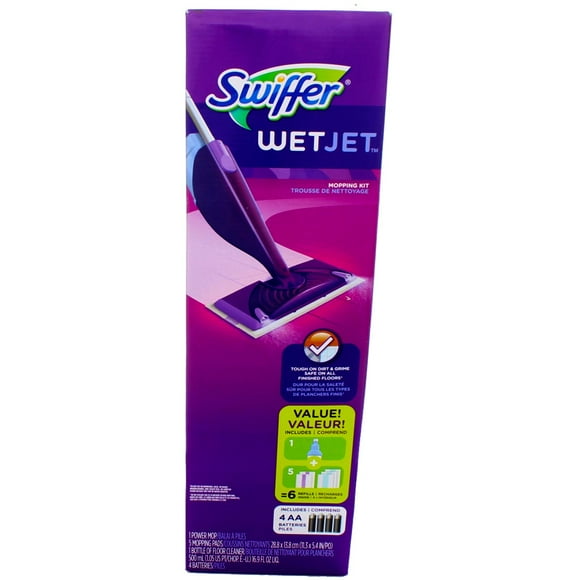 Swiffer WetJet Spray Mop Starter Kit, 16.9 fl oz (3 pack)