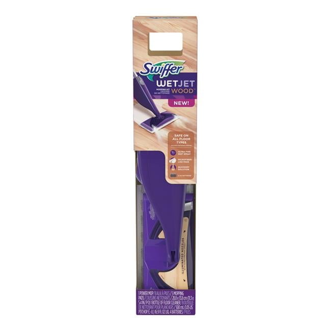Swiffer  WetJet Wood 11.3 in. Mop Kit